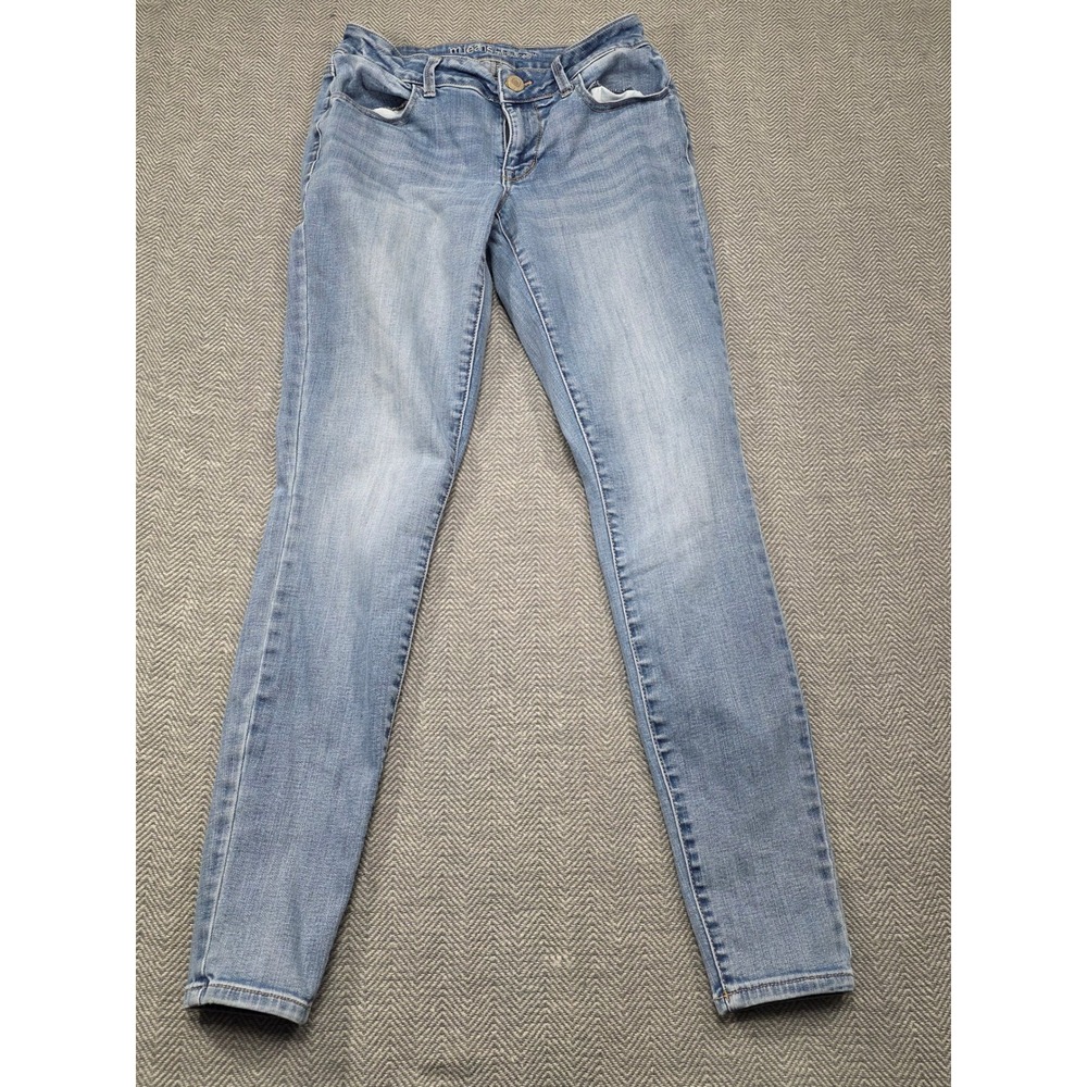 M Jeans by Maurices‎ Mid Rise Skinny Jeans Light Wash Women's Size S Long